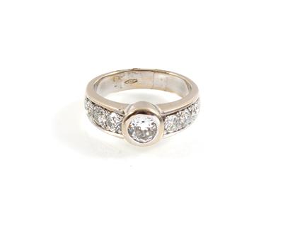 Diamantring zus. ca. 1,50 ct - Schmuck online auction