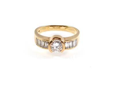 Diamantring zus. ca. 1 ct - Klenoty