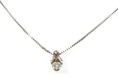 Diamant Collier zus. ca. 0,70 ct - Klenoty