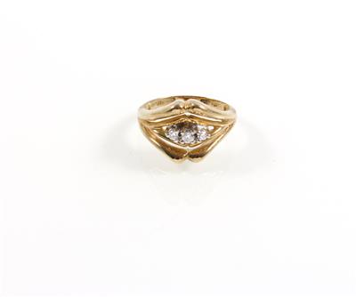 Brillantring zus. ca. 0,13 ct - Klenoty