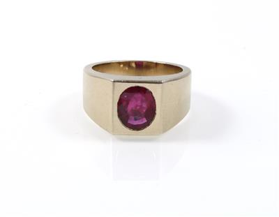 Rubinring 3,10 ct - Gioielli