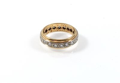 Brillantmemoryring zus. ca. 0,70 ct - Schmuck online auction