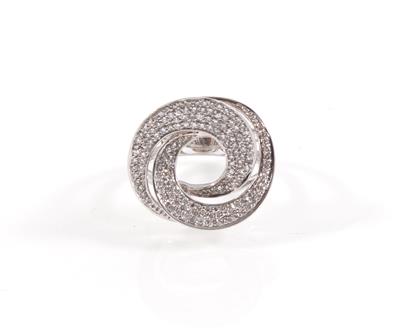 Achtkantdiamantring zus. ca. 1,10 ct - Jewellery