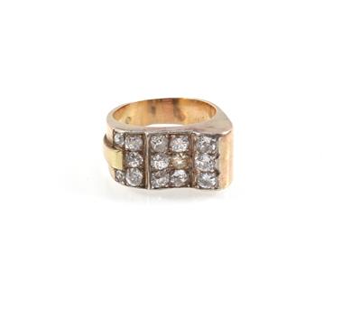 Diamant Ring zus. ca. 1,30 ct - Schmuck online auction