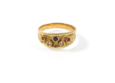 Saphir Rubinring - Schmuck online auction