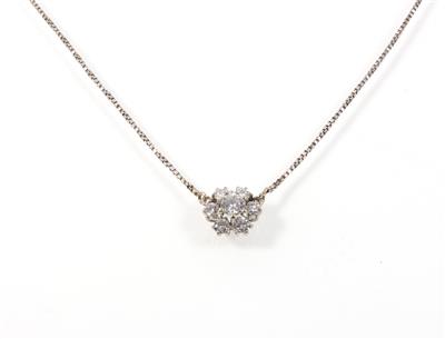 Brillantcollier zus. ca. 0,70 ct - Gioielli