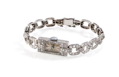 Altschliffdiamant Damenarmbanduhr zus. ca. 1,65 ct - Gioielli