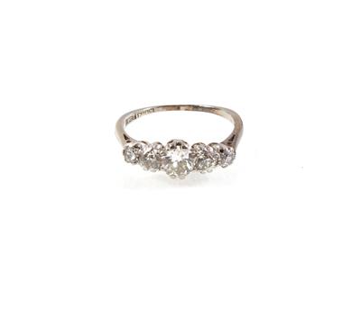 Diamantring zus. ca. 0,90 ct - Klenoty