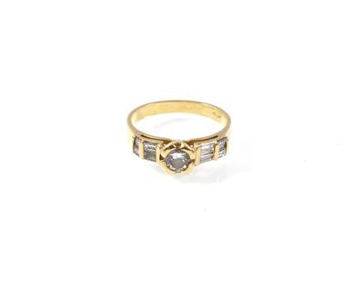 Diamant/Brillantring zus. ca. 0,95 ct - Jewellery