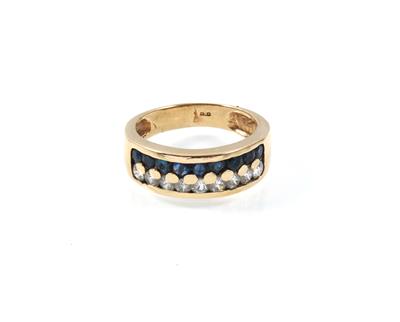 Saphir Imitationssteinring - Jewellery