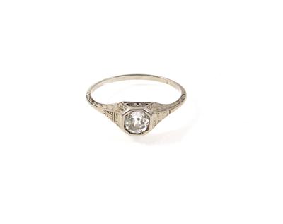 Altschliffdiamant Ring ca. 0,30 ct - Klenoty