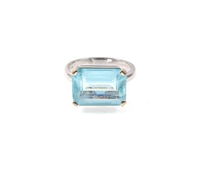 Aquamarinring ca. 5,50 ct - Schmuck