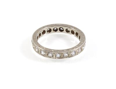 Brillant Memoryring zus. ca. 0,85 ct - Schmuck