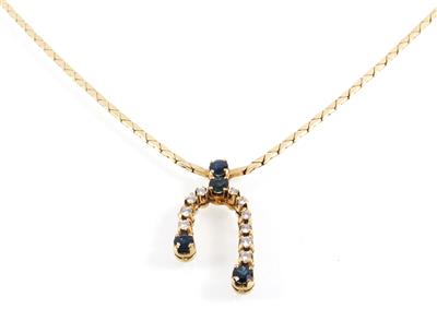 Brillant Saphircollier - Jewellery