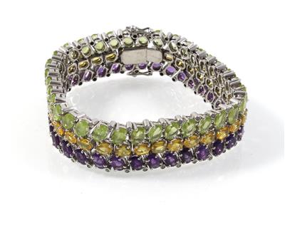 Amethyst Peridotarmband - Gioielli