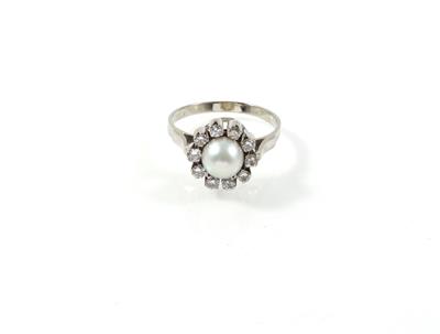 Brillantdamenring zus. ca. 0,50 ct - Jewellery