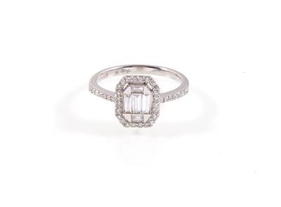 Diamantring zus. 0,53 ct - Gioielli