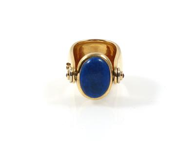 Lapislazuli Korallenring - Jewellery