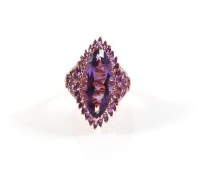 Amethyst Brillantring - Schmuck