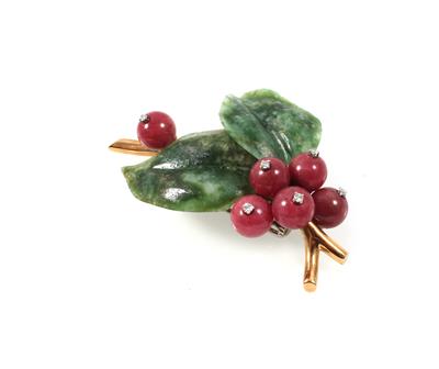 Brosche Beeren - Schmuck