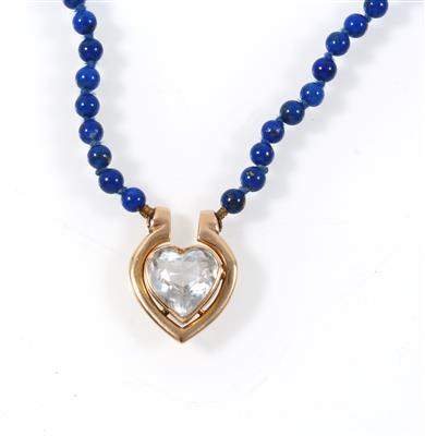 Topas Lapislazuli Collier - Klenoty