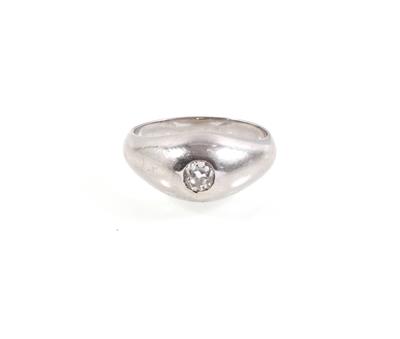 Altschliffdiamantsolitärring ca. 0,40 ct - Schmuck