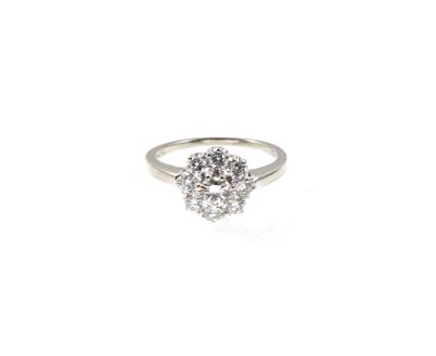 Brillantdamenring zus. ca. 0,85 ct - Schmuck