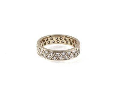 Brillantmemoryring zus. ca. 1,35 ct - Jewellery