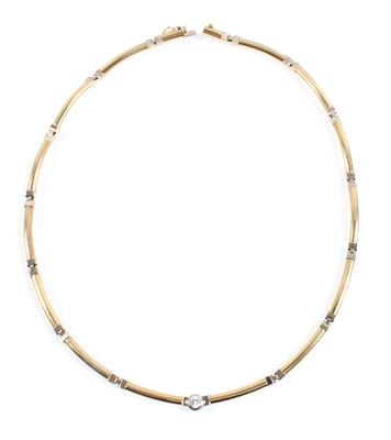 Brillantsolitärcollier ca. 0,35 ct - Gioielli