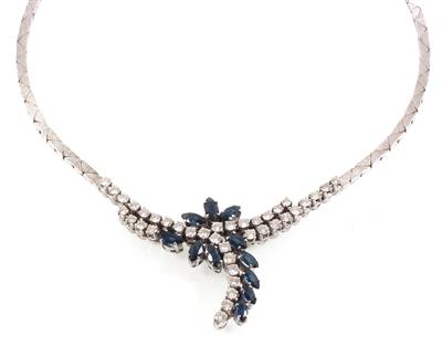 Brillant Saphircollier - Jewellery