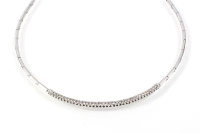 Brillantcollier zus. ca. 0,55 ct - Klenoty