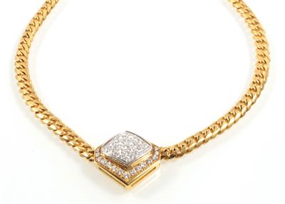 Brillantcollier zus. 1,20 ct - Jewellery