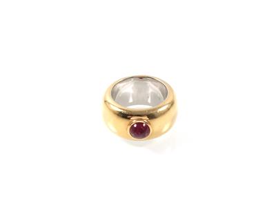 Rubin Cabochon Ring - Sommerauktion Schmuck