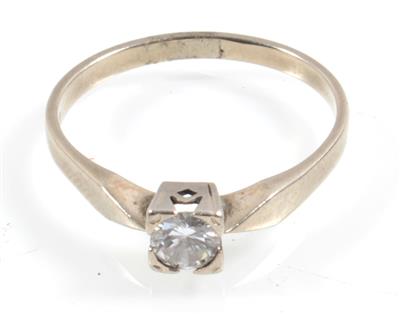 Brillantsolitärring ca. 0,30 ct - Sommerauktion Schmuck