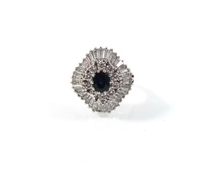 Diamant Saphirring - Jewellery