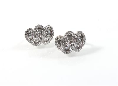 Diamantohrclips zus. ca. 2,50 ct - Sommerauktion Schmuck