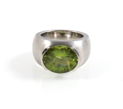 Peridotring ca. 8 ct - Sommerauktion Schmuck