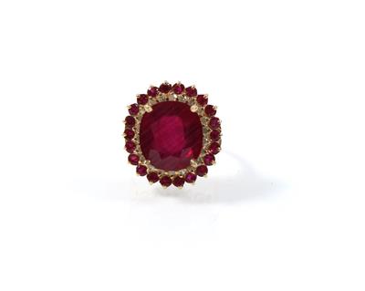 Ring mit behandeltem Rubin ca. 8 ct - Gioielli