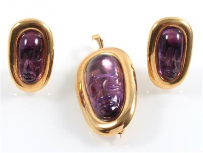 Amethyst Damenschmuckgarnitur - Jewellery