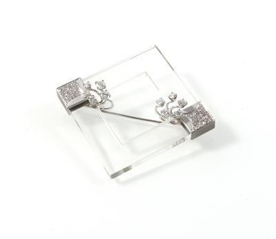 Diamantbrosche zus. ca. 1,00 ct - Jewellery