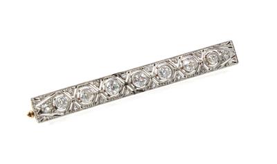 Diamantbrosche zus. ca. 2,15 ct - Jewellery