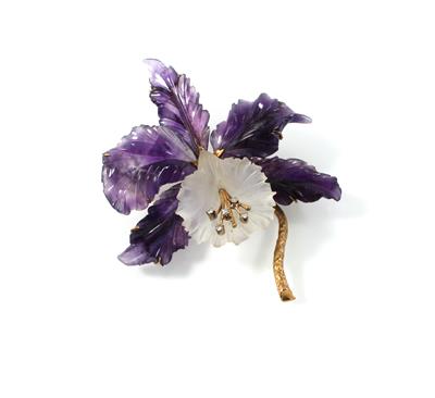 Brillant Blütenbrosche - Jewellery