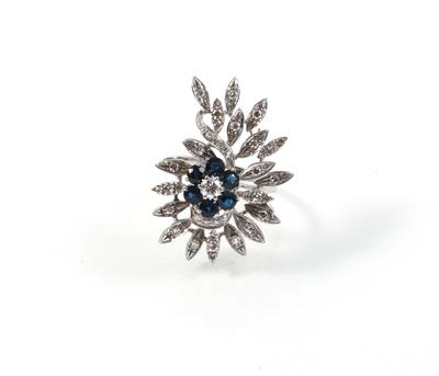 Diamant Saphirring - Jewellery