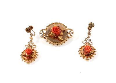 Korallengarnitur - Jewellery