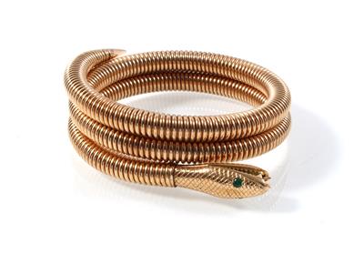 Smaragd Schlangenarmband - Gioielli