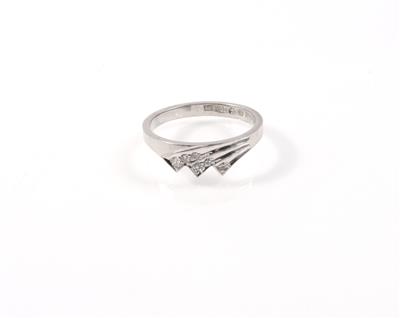 Achtkantdiamantring zus. ca. 0,15 ct - Jewellery