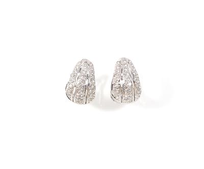 Brillantcreolen zus. ca. 1,20 ct - Jewellery