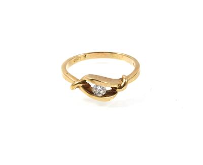 Brillantsolitärring ca. 0,20 ct - Schmuck