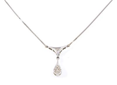 Achtkantdiamantcollier zus. 0,19 ct - Jewellery