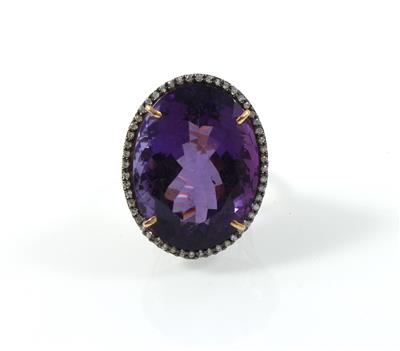 Brillant Amethystring - Schmuck